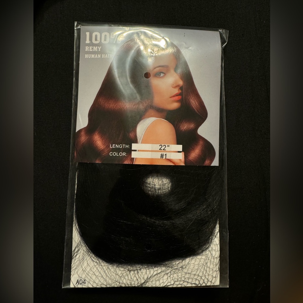 Clip in human hair pieces